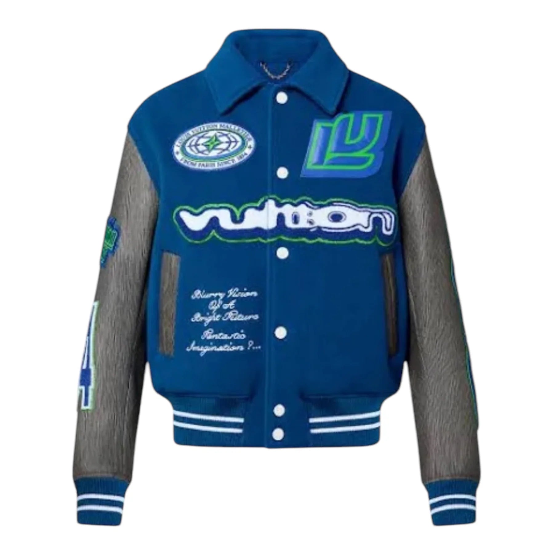 Louis Vuitton College Jacket Blue