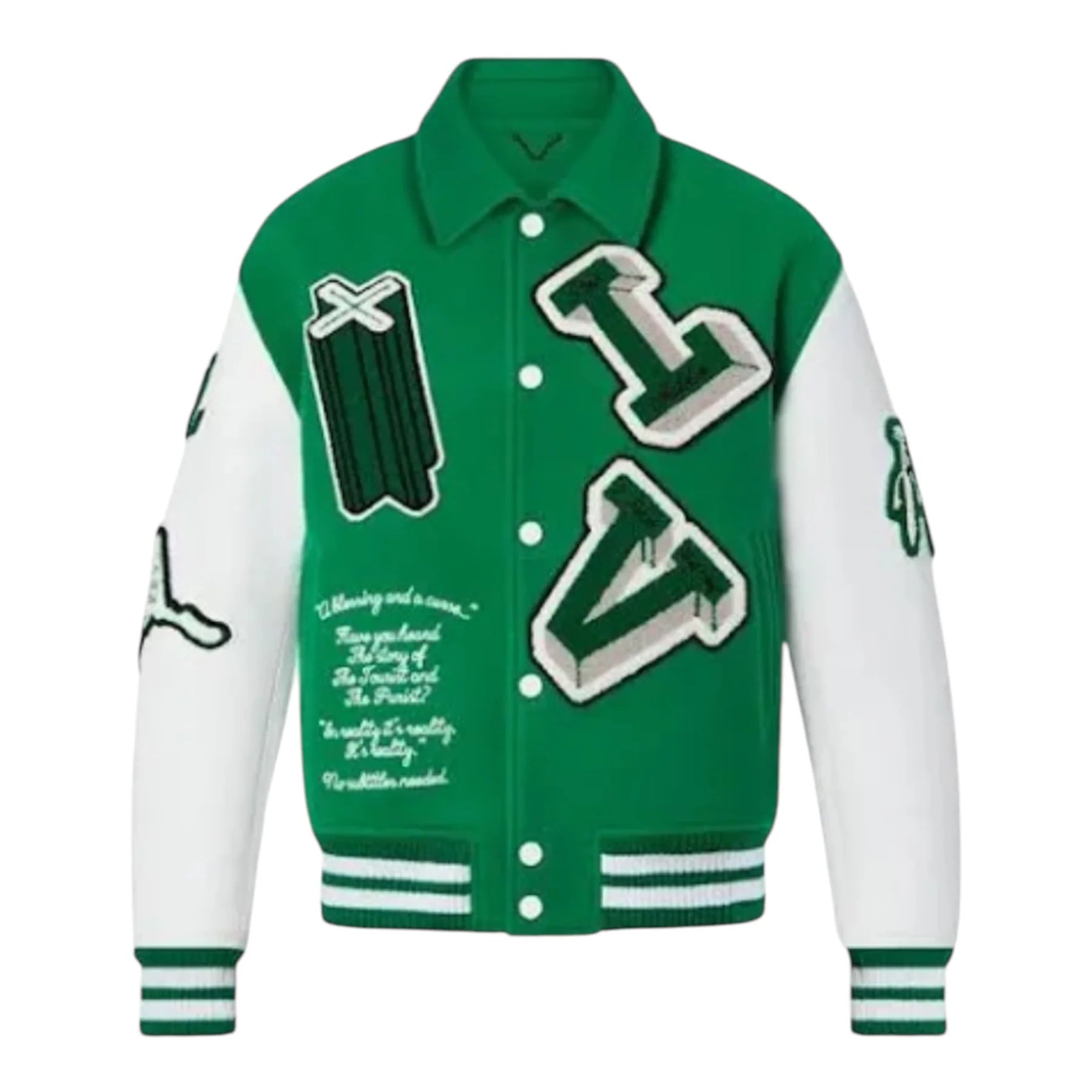 Louis Vuitton College Jacket Green