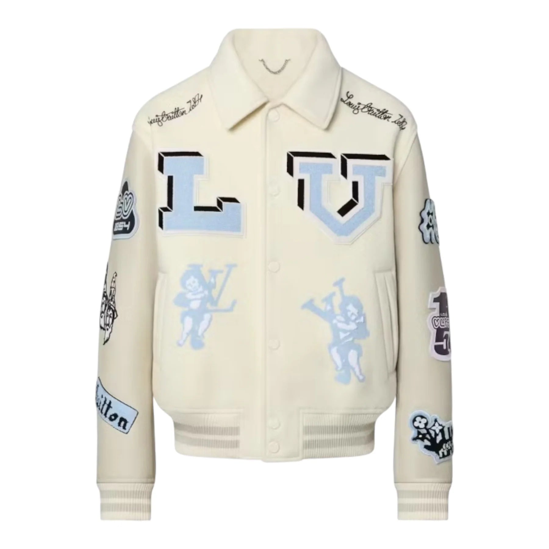 Louis Vuitton College Jacket Creme
