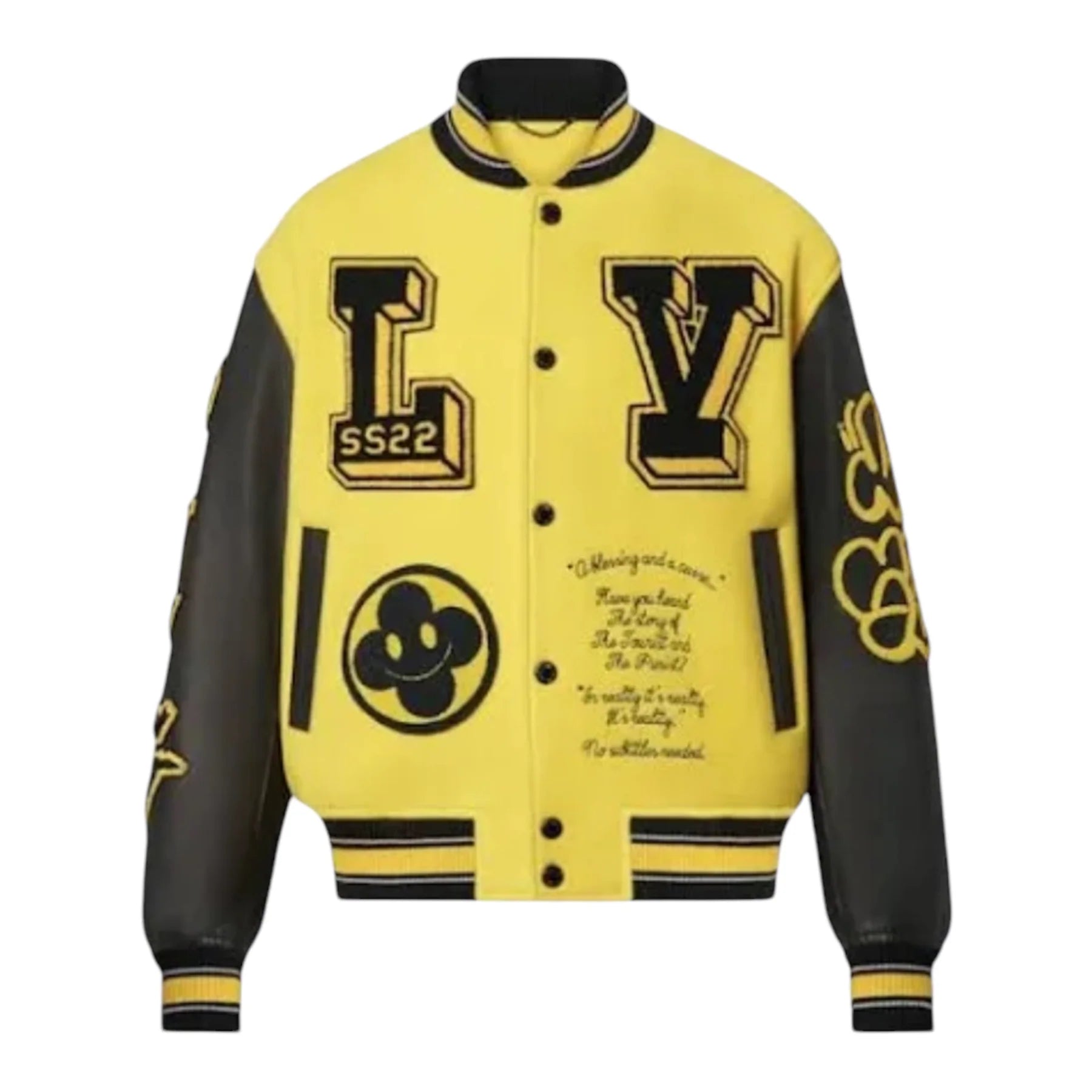 Louis Vuitton College Jacket Yellow