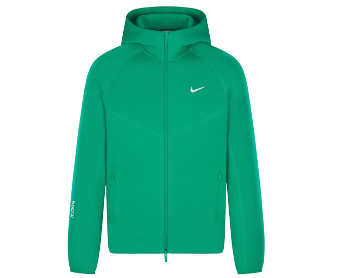 Nike x NOCTA Tech Fleece Hoodie “Stadium Green Sail”