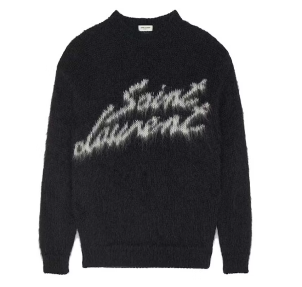 Saint Laurent 90S Sweater In Mohair