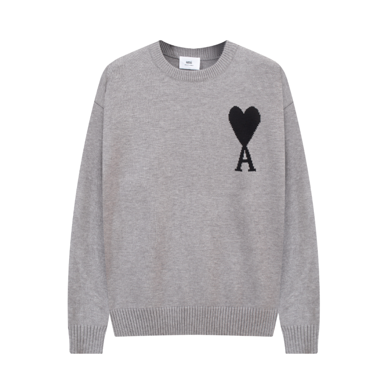 Ami de Coeur Grey Crewneck Jumper